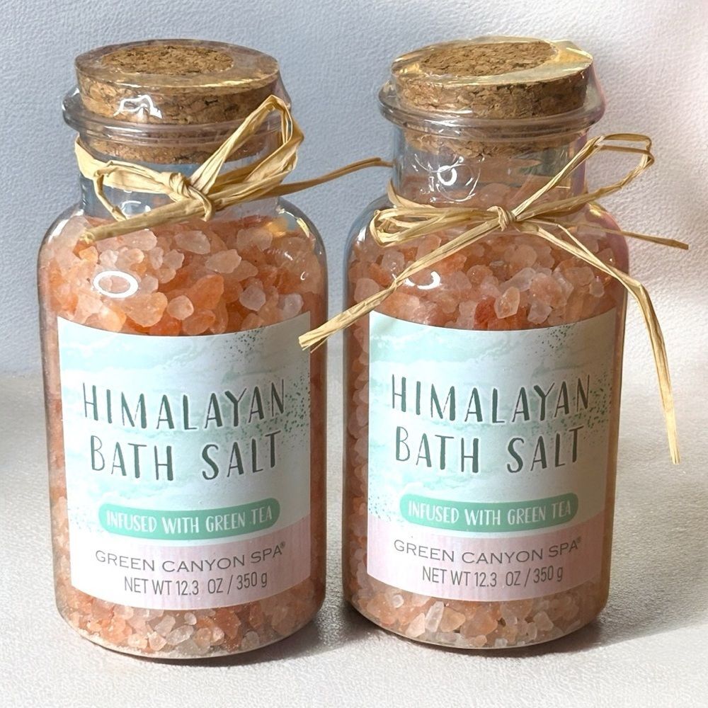 Himalayan Bath Salt Infused With Green Tea 12.3 oz